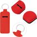 Colorful Chapstick Keychain Holder Set - 10 Sleeve Lip Balm Holders for Women - Buy Online on GoSupps.com