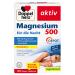Double heart magnesium 500 for the night - with lemon balm and lavender oil - high -dose magnesium as a contribution to normal muscle function - 100 depot tablets