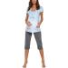 Italian Fashion IF Maternity Pyjamas Two Pieces F2L3C3T1 0225