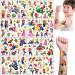 8 Sheets Mario Temporary Tattoos Stickers - Kids Waterproof Tattoo Stickers for Mario Theme Birthday Party Favors - Buy Online on GoSupps.com