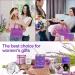 GoGoParty Purple Spa Gift Set for Women - Mother's Day Bath and Beauty Kit with Tumbler, Mirror, Candle, Bomb and Soap - Lavender Scented, Perfect Gifts for Mom - Buy Online on GoSupps.com