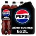 Pepsi Z ro Sans Sucres Bouteille 6 X 2L Pack Z ro 6x2L