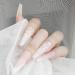 White Butterfly Nail Art Stickers - 3D Self-Adhesive Decals for DIY Manicure Designs - Buy Online on GoSupps.com