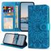 SRISHP mobile phone case for Oppo A74 5G / OPPO A54 5G case PU leather flip wallet case magnetic wallet folding cover for Oppo A54 5G / OnePlus Nord N200 blue