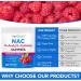  Onznoz NAC Rubber Balls 60 Pack 1000mg N-Acetylcysteine Sugar Free Immune System Support Lung and Liver Health Supports Airway Health Vegan - Buy Online on GoSupps.com