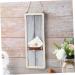 BIUDECO Rope Floral Decorative Painting Vintage Decor Room Decor Wall Art Artificial Flower Unique Wooden - Buy Online on GoSupps.com