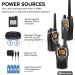 Midland 50 Ch Waterproof GMRS Two-Way Radio - Long Range Walkie Talkie w/ 142 Privacy Codes, SOS Siren, NOAA Weather Alerts - Black/Silver 3-Pack - Buy Online on GoSupps.com