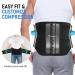 Back Brace for Lower Back Pain Relief | Lumbar Support Belt for Herniated Disc & Sciatica | Adjustable Breathable Design | Fits Waist 37-48 - Buy Online on GoSupps.com