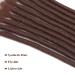 Noblife 10pcs 20cm Chocolate Backcomb Dreadlock Extensions - Synthetic One-Sided Crocheted Faux Locs for Punk Hip-Hop and Reggae Styles - Buy Online on GoSupps.com