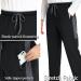 SPOSULEI Men's Zipper Pocket Sweatpants for Jogging, Gym, Running - Small Black - Buy Online on GoSupps.com