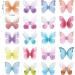 80-Piece Colorful Organza Butterfly Appliques for DIY Craft Projects and Wedding Decor - Charming Style - Buy Online on GoSupps.com
