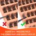 D Curl Cluster Eyelashes 8-16mm by TOOCHUNAG - Russian Lash Clusters for a Natural, Wispy Look - Buy Online on GoSupps.com