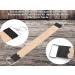 Premium Men's Razor Set - Wooden Handle Cold Gold Blade Solingen Quality with Leather Pouch - Buy Online on GoSupps.com
