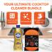 Bar Keepers Friend Soft Cleanser 13oz Cookware Cleaner Bundle with Microfiber Towel & Sponge - Bleach-Free Pot and Pan Cleaning Solution - Buy Online on GoSupps.com