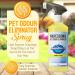 AQUAFORCE Pet Odour Eliminator Spray Strong Enzyme Odour Bacteria Eating Deodoriser & Dog Urine Neutraliser | Pet Odour Remover | Smells from Carpet Upholstery - Buy Online on GoSupps.com