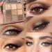 Palette de Fards Paupi res Mat Nude-Brun Maquillage Fard paupi res Longue Tenue et r sistant l'eau 9 Teintes modulables avec Finitions Mates satin es et Scintillantes 05# - Buy Online on GoSupps.com