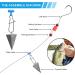 105PCS Saltwater Surf Fishing Tackle Kit with Bait Rigs, Circle Hooks, Floats, and Sinkers - Ideal for Bass Beach Fishing - Buy Online on GoSupps.com