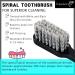 Toothbrush Shark Spiral - Soft Toothbrush with Spiral Bristles for Plaque Removal & Sensitive Gums | Deep Cleaning Implant Toothbrush (1 Pack) - International Shipping Available - Buy Online on GoSupps.com