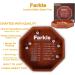 RNK Gaming Farkle Luxury Edition Brown PU Leather Dice Tray - Premium Gaming Accessory - Buy Online on GoSupps.com