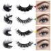 20 Pairs False Eyelashes Set - 6D Reusable Natural Eyelashes in 4 Styles | International Shipping - Buy Online on GoSupps.com