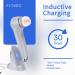 FLOVES Facial Cleansing Brush - Dual Direction Spinning Face Brush for Exfoliating, Waterproof, Rechargeable - 2 Replacement Heads, 2 Speeds - KC-5200 Gray - Buy Online on GoSupps.com