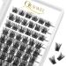 Quewel eyelash individually individual eyelash cluster lashes 72stck.D CURL MIX8-16 eyelash segments wide foundation individual eyelashes for eyes make-up DIY eyelash extensions (honey 01-d-mix) 1 piece (1 Pack) Honey 01-D mix 8-16mm