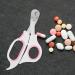 Scissors-Shaped Pill Cutter | Sharp Blade Pill Splitter with Ergonomic Handle for Small & Large Pills | International Shipping Available - Buy Online on GoSupps.com