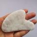 Lovionus89 Crystal Jade Gua Sha Stone Board | Cockroach Massage Tools for Spa Acupuncture & Trigger Point Therapy - White Jade - Buy Online on GoSupps.com