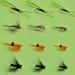 YAZHIDA Fly Fishing Set - Dry Wet & Nymph Flies with Mini Fly Box | Ideal for Crayfish & Stonefly Fishing - International Shipping - Buy Online on GoSupps.com