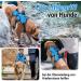 Rabbitgoo Breaking-Proof Dog Harness for Medium Dogs - Breathable Adjustable Padded Vest with Handle Anti-Train Safety Blue - 1 Pack - Buy Online on GoSupps.com
