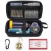 MGZNMTY Travel Carrying Case Compatible with Asthma Inhaler Spacer for Adults and Children Masks Inhaler Holder with Asthma Alert Tag and Medical Card Shoulder Strap (Only Case) (Black)