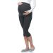 Be Mammy Women's Maternity 3/4 Leggings 03 XL Dark Melange