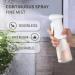 Hair Spray Bottle - Continuous Mist Refillable 5oz for Styling Plants Cleaning & Skin Care - Graffiti01 White - Buy Online on GoSupps.com