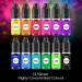 VIVID 12 x 10ml Edible Food Colouring Set - Liquid Colours Kit for Baking & Decorating - Neon Dye for Eggs & Slime - Made in UK - Buy Online on GoSupps.com