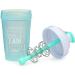 GOMOYO 20oz Protein Shaker Bottle with Action-Rod Mixer | BPA Free, Dishwasher Safe | Motivational Quotes | I Am - Mint - Buy Online on GoSupps.com