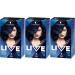 Schwarzkopf Schwarzkopf & Henkel Live XXL Colour Cosmic Blue Number 90 Pack of 3