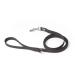 IDC Color & Gray caught leash 20 mm x 1.8 m with loop and D-ring black and gray black and gray 20 mm x 1.8 m (with loop and D-ring)