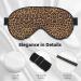 Cool Cheetah Leopard Eye Mask - Soft Adjustable Sleeping Mask for Men & Women | Ultimate Nighttime Comfort - Buy Online on GoSupps.com