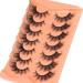 JYTDBCS False Eyelashes Wispy Lashes Natural Look Fake Eyelashes Cat Eye Lashes Faux Mink Fluffy Strip False Lashes Fox Eye Lashes - Buy Online on GoSupps.com