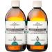Colloidal Silver 15PPM 2x 500mL GLASS BOTTLES ?Made in FRANCE?Oligo element Bio Available 100% Natural?Ionization 100% solar?