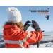 VELAZZIO Eco-Friendly Ski Gloves | DuPont Sorona, Waterproof, Breathable, Touchscreen | Gray/Red - Medium - Buy Online on GoSupps.com