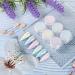 URAQT Chrome Nail Powder Set - 6Pcs Holographic Pearl with Sponge Brush | Mirror Effect Manicure Glitter for DIY Nail Art - Buy Online on GoSupps.com