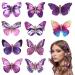 Beaupretty 10pcs Colorful Photo Adorable Bobby Wedding Infants Bridal Headwear Hairpins Pin Butterfly Party Wings D Hair - Three-dimensional Random Snap Pins Butteryfly Cute for Barrette