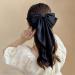 ChicTresses Black And Off White - Hair Bows For Women Bow Clips For Women - Barette Hair Clip - Luxury Silky Satin Hair Bow Clips for Women and Girls Cute Hair Accessories For Girls Black&OffWhite - Buy Online on GoSupps.com