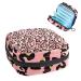 Pink Leopard Print Menstrual Cup Pouch Menstrual Pad Bag Feminine Menstruation Bags Portable Sanitary Napkin Pads Storage Bags Color 7