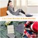 ATEECO Heated Foot Warmers 2L Rubber Heat Bottle Plush Heated Slippers Soft Heating Pillows for Office & Home One Size Rose Pink - Buy Online on GoSupps.com