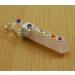 Harmonize Rose Quartz Wand 7 Chakra Balancing Therapy Pencil Pendant Reiki Healing Crystals Balancing - Buy Online on GoSupps.com