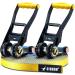 Gibbon Slacklines Flowline 82ft with Treewear - Yellow/Blue | 1 Line, 2 Ratchet Straps, Tree Protection - Buy Online on GoSupps.com