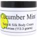 Eclectic Lady Cucumber Mint Satin and Silk Cream Body Cream Body Lotion 4 oz - Shea Butter Aloe Silk Amino Acids Vitamin E Phthalate-Free Handcrafted in USA - Perfect For Women 4 Ounce (Pack of 1)