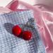 Feylie Cherry Earrings - Stylish Simulated Cherry Drop Earrings for Fashionable Women & Girls - Buy Online on GoSupps.com